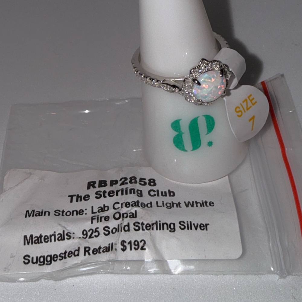 Opal Sterling Silver Ring